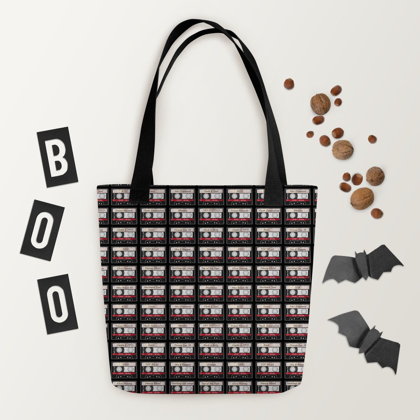 Music Cassette Tote bag