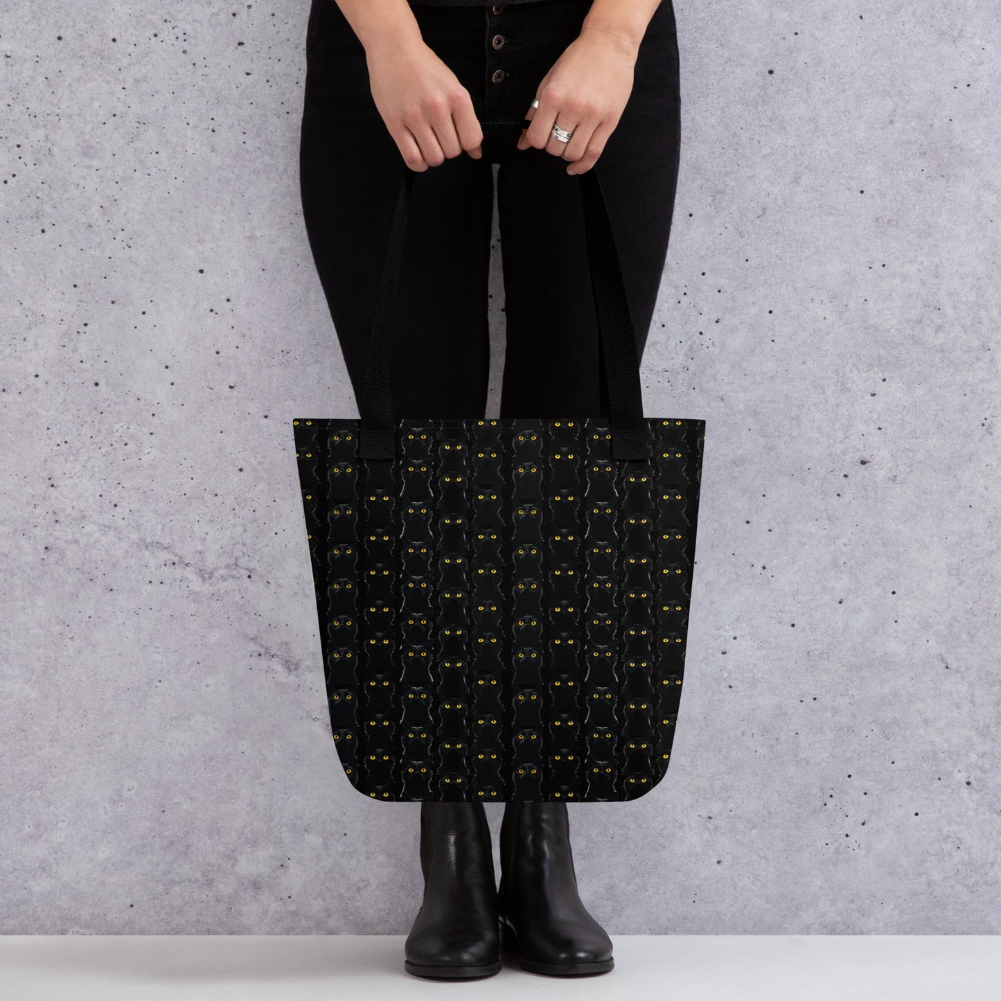 Black Pussy Tote bag