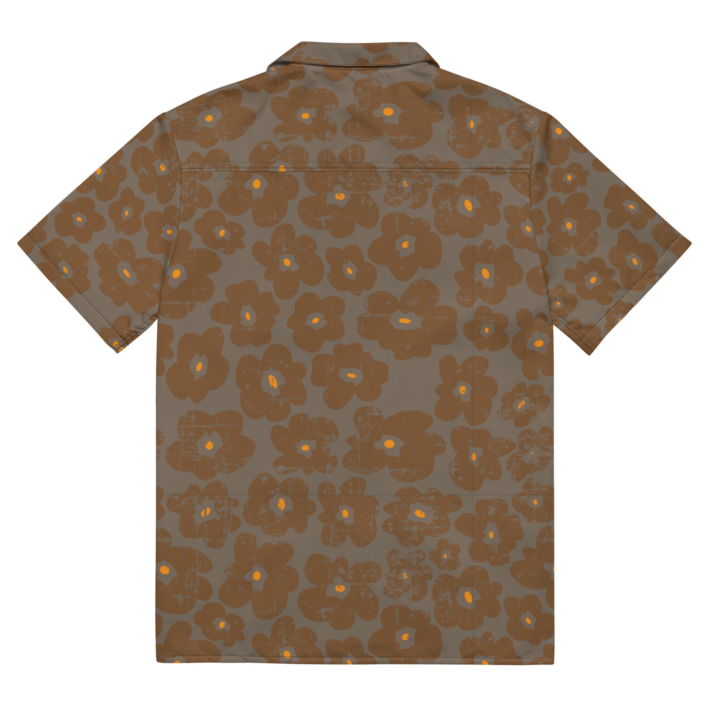 Raw Flower Unisex button shirt