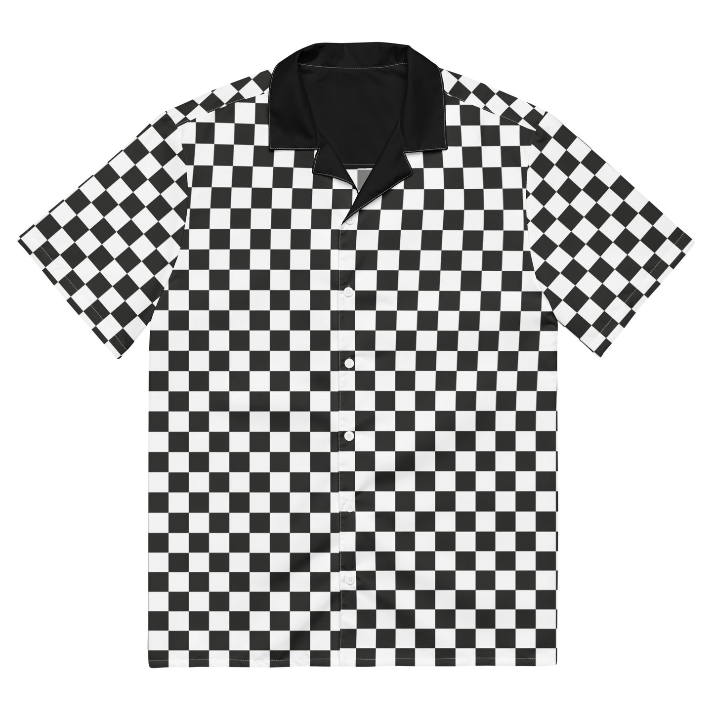 Checkered ska Unisex button shirt