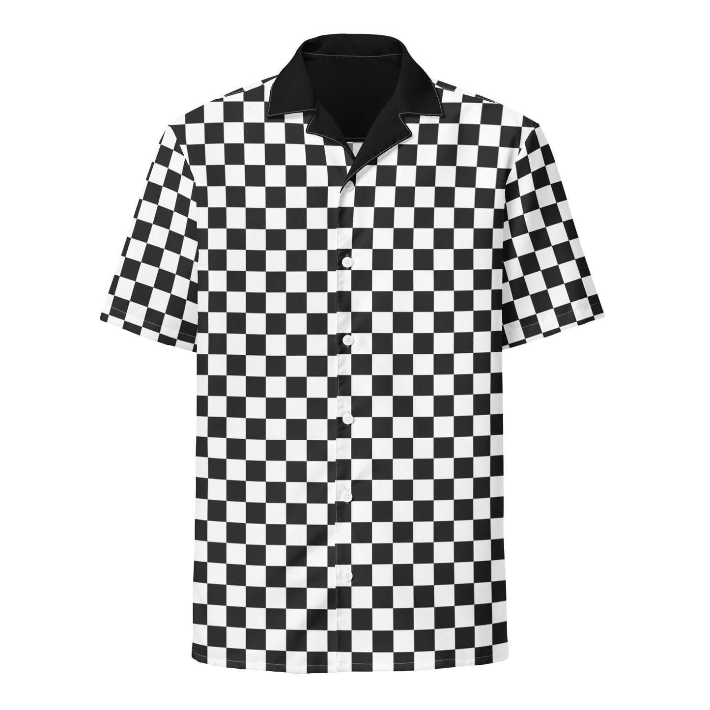 Checkered ska Unisex button shirt