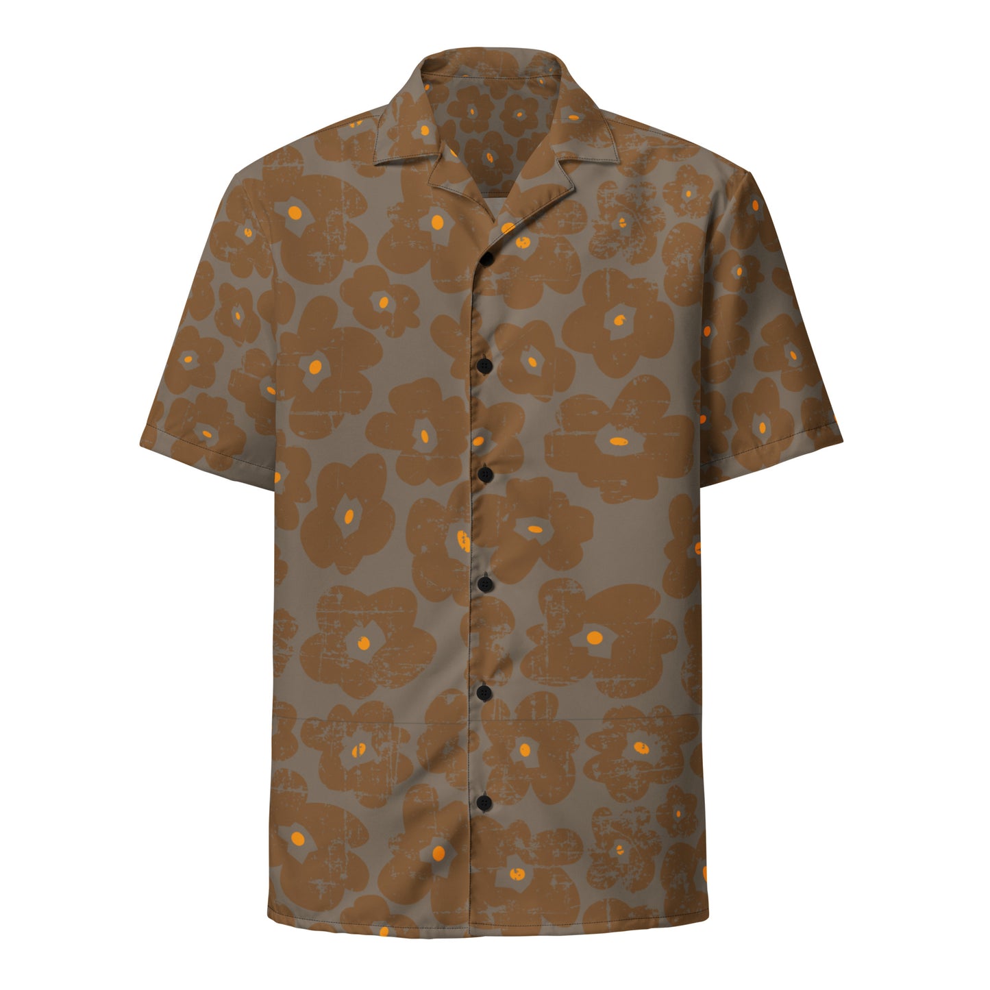 Raw Flower Unisex button shirt