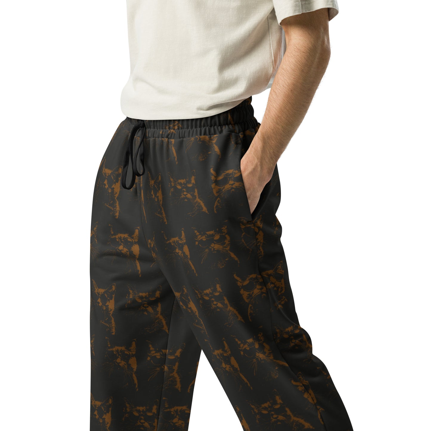 cool cat Wide-leg joggers