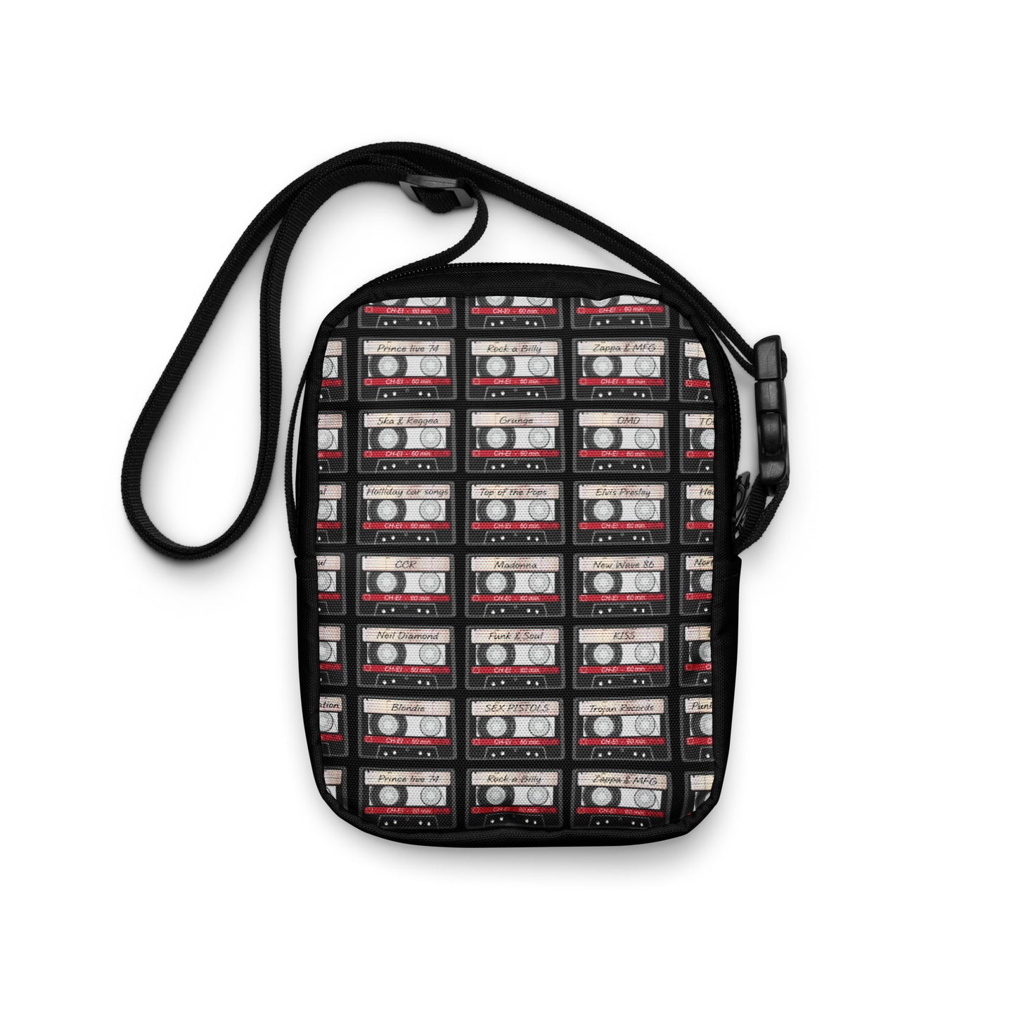 Music Cassette Utility crossbody bag