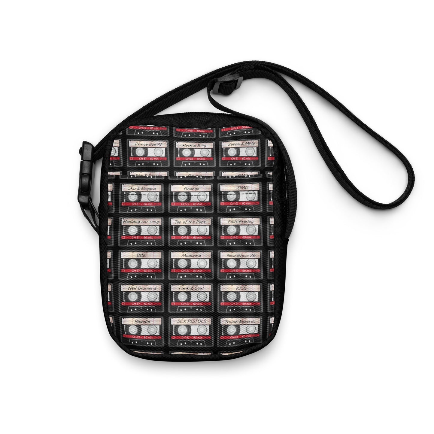 Music Cassette Utility crossbody bag