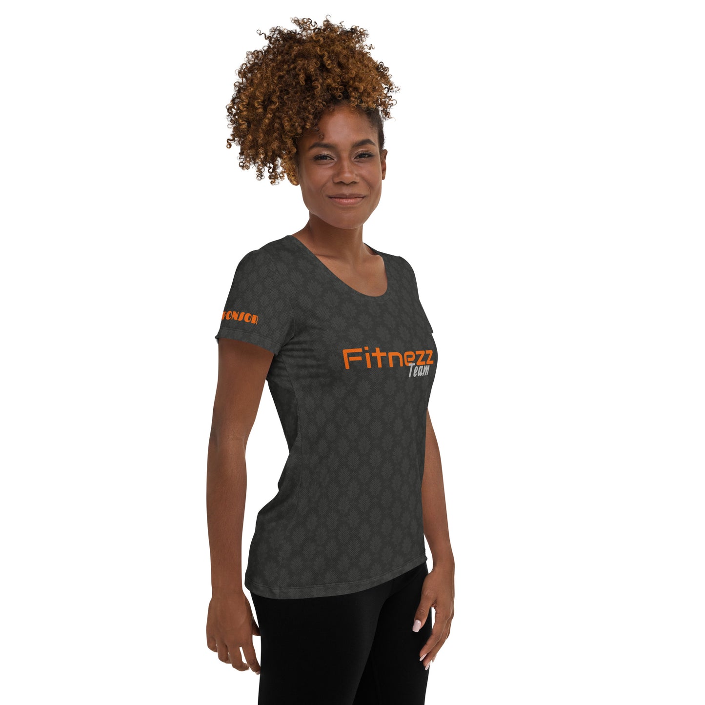 Muzign sportgear All-Over Print Women's Athletic T-shirt