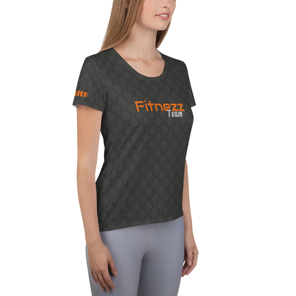 Muzign sportgear All-Over Print Women's Athletic T-shirt