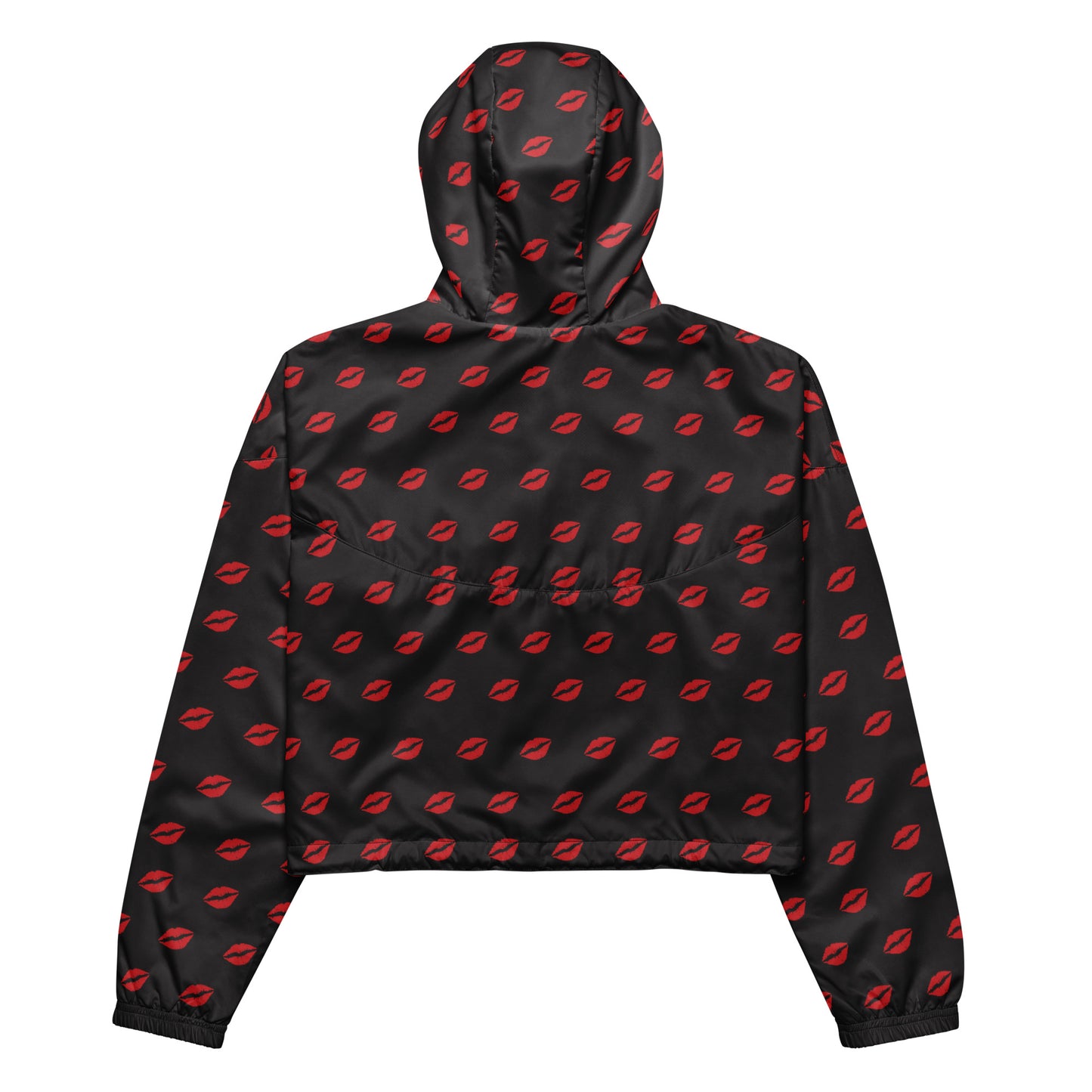 kiss lips Women’s cropped windbreaker