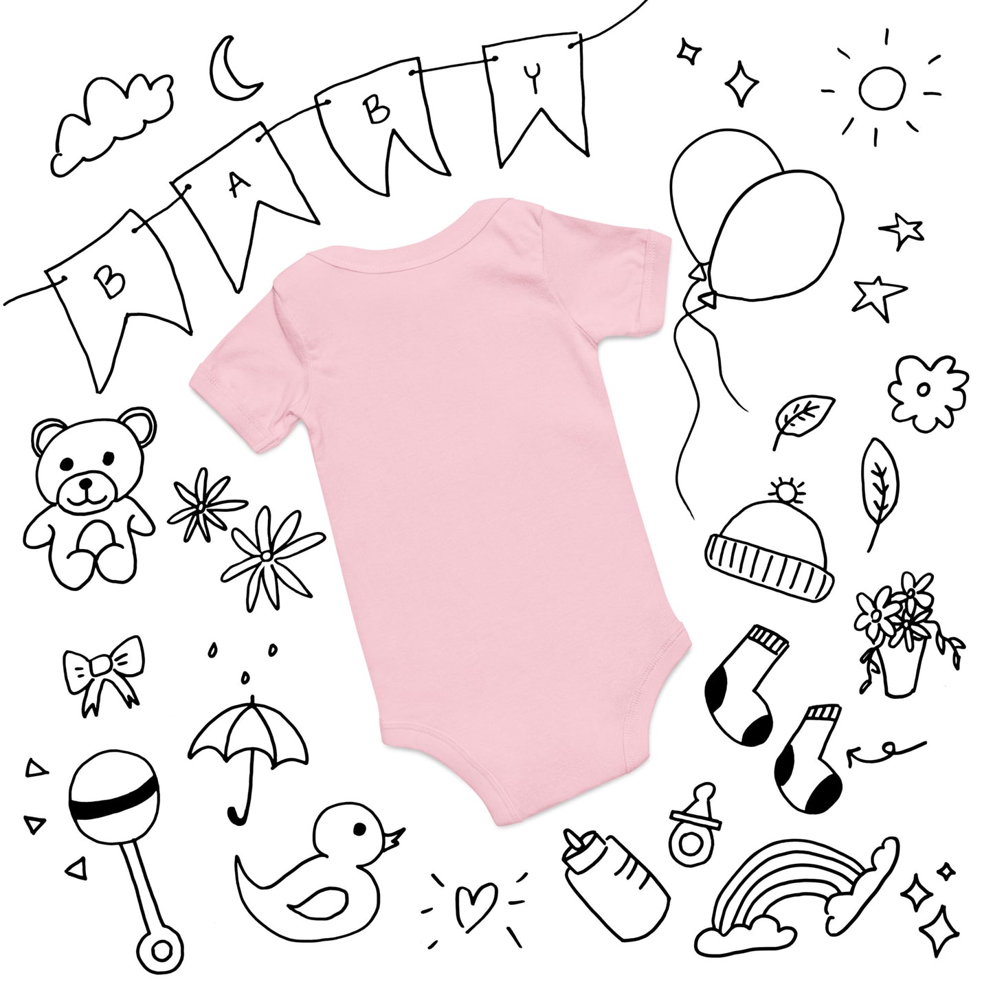 ik mag van oma Baby short sleeve one piece