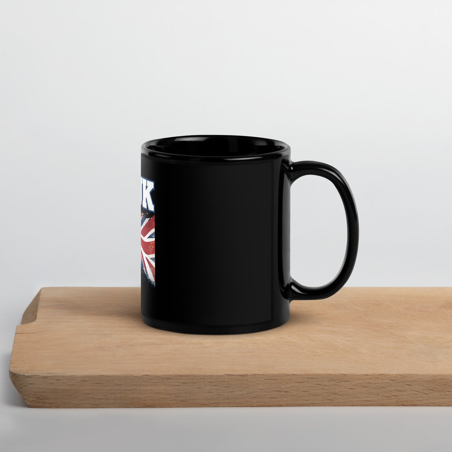 FCUK Union Jack Black Glossy Mug