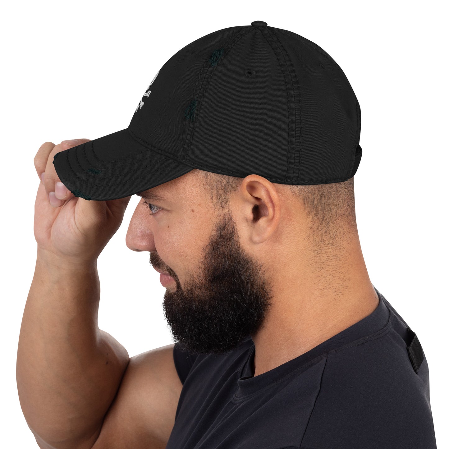 Hell No Distressed Dad Hat