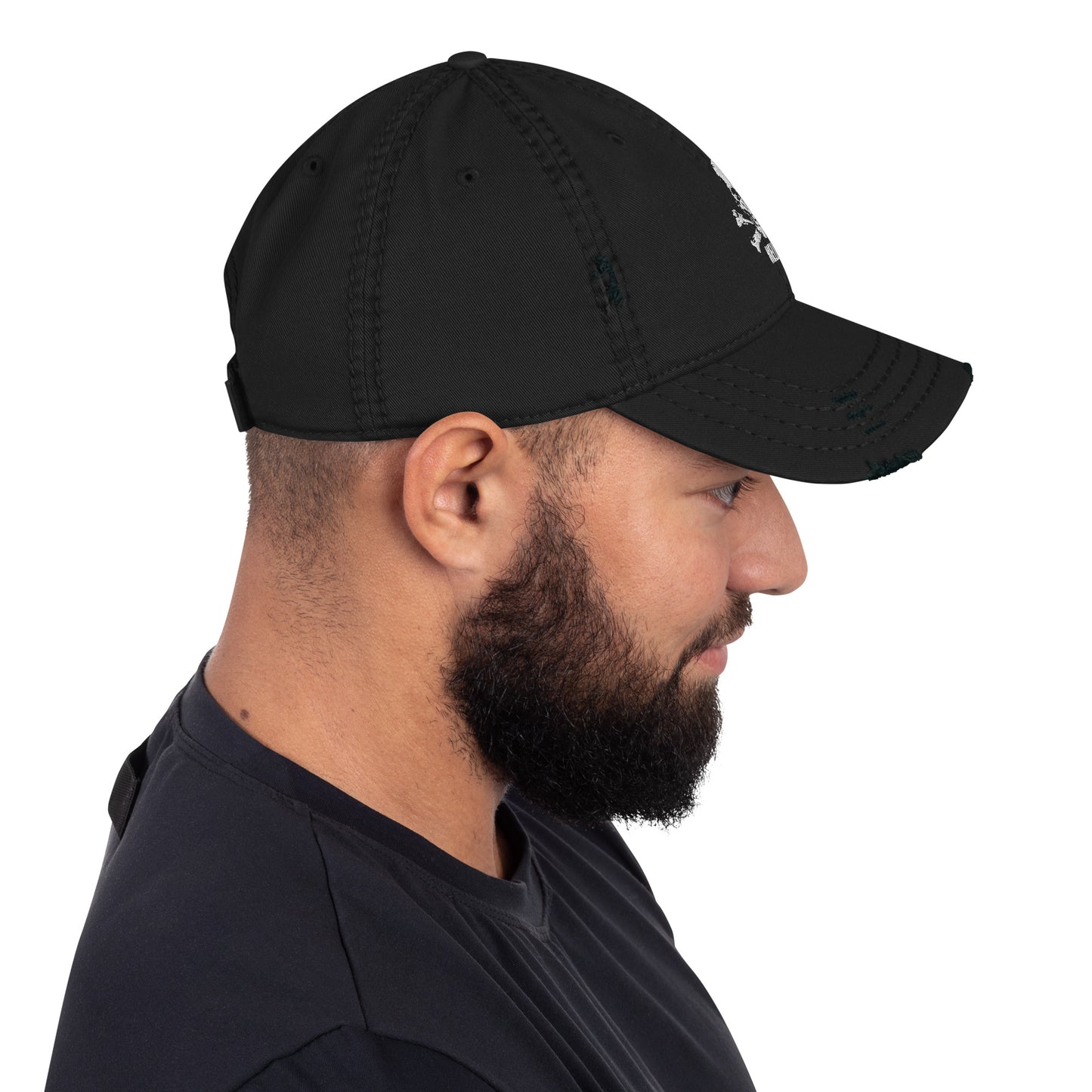 Hell No Distressed Dad Hat