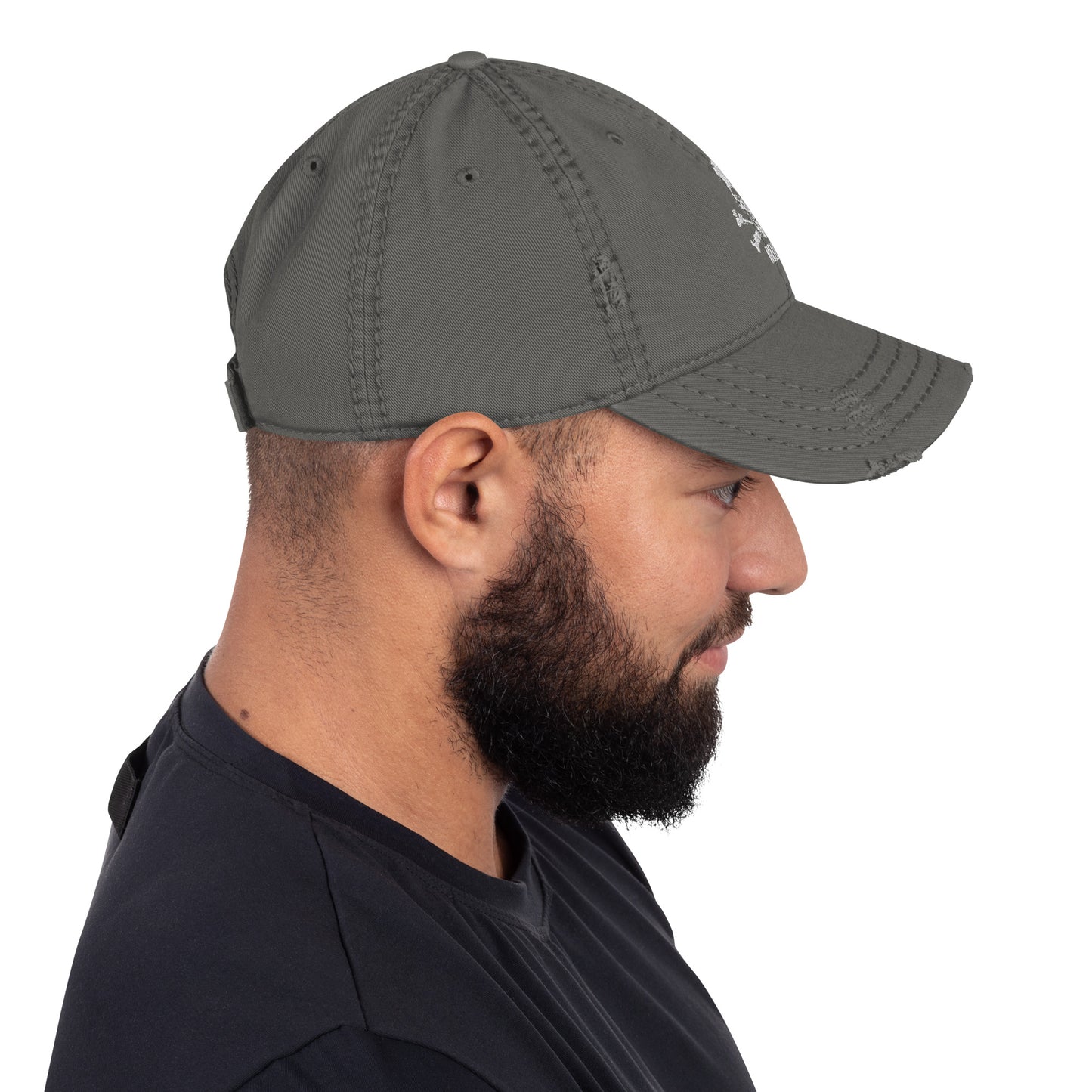 Hell No Distressed Dad Hat