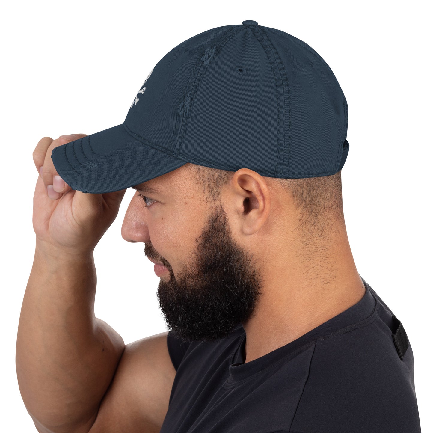 Hell No Distressed Dad Hat