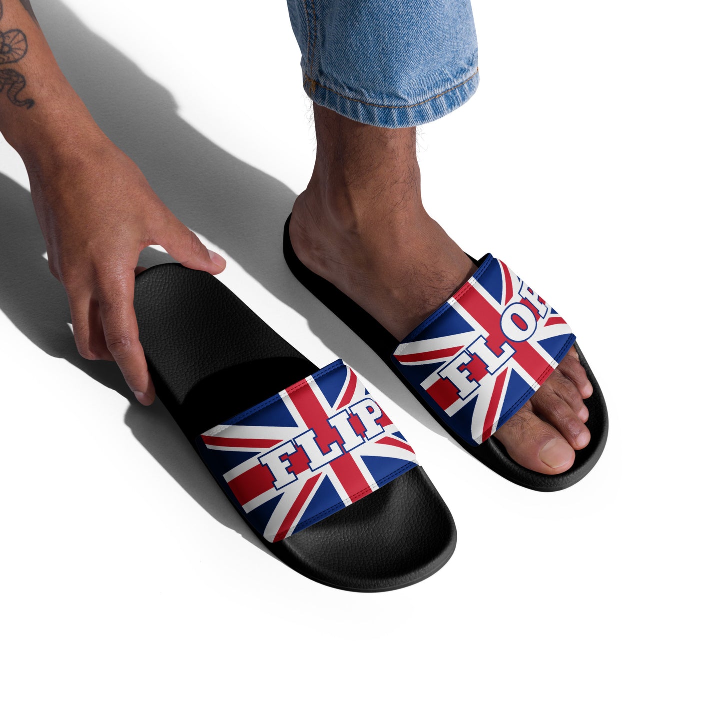 union jack flip flop Men’s slides