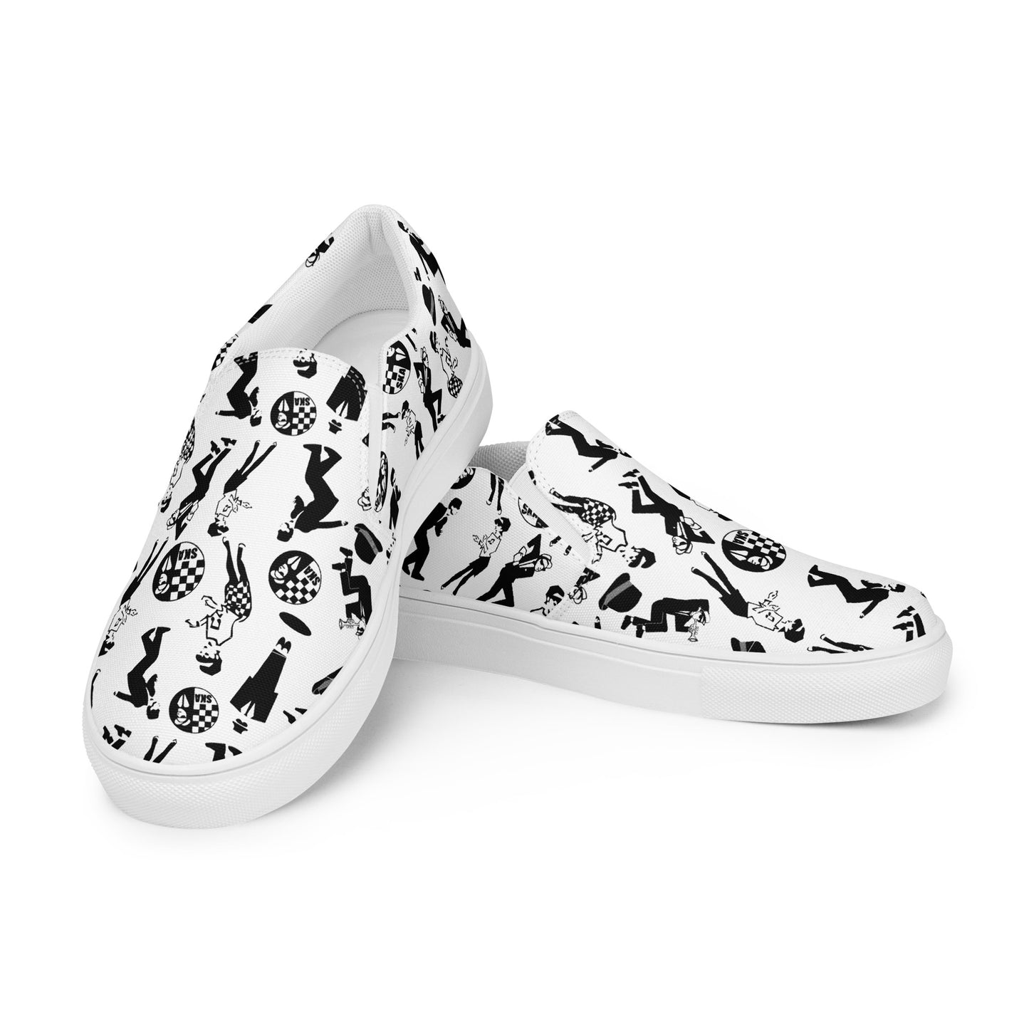 Ska 2 tone Men’s slip-on canvas shoes