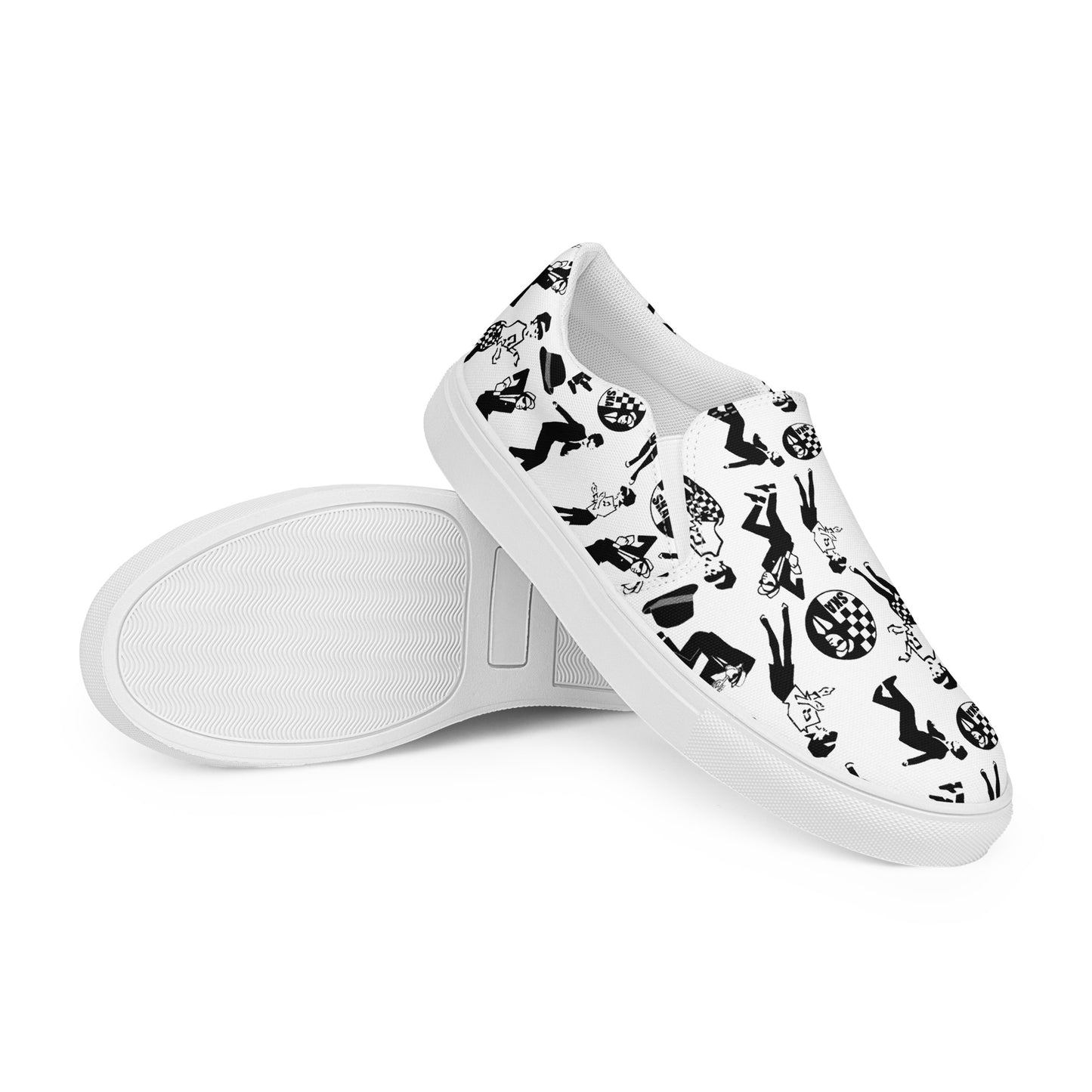 Ska 2 tone Men’s slip-on canvas shoes