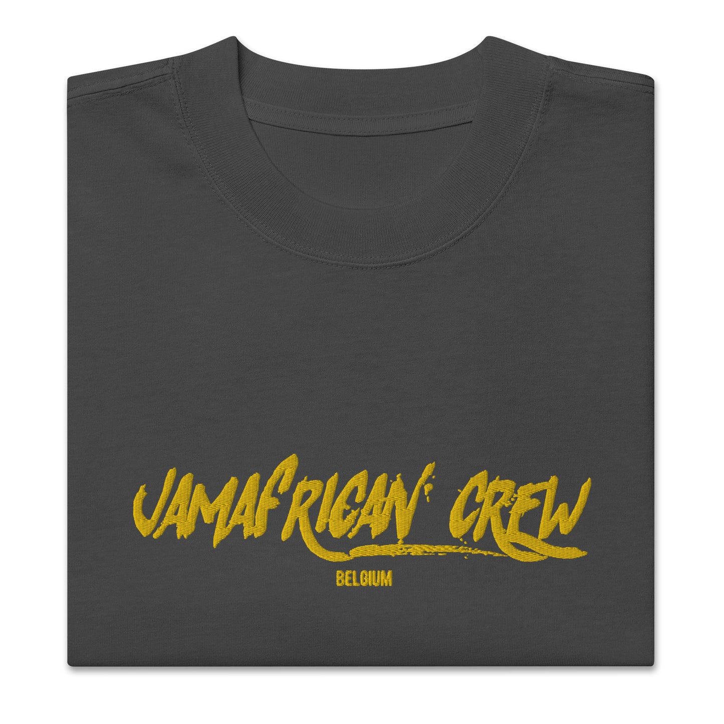 jamafrican crew Oversized faded t-shirt