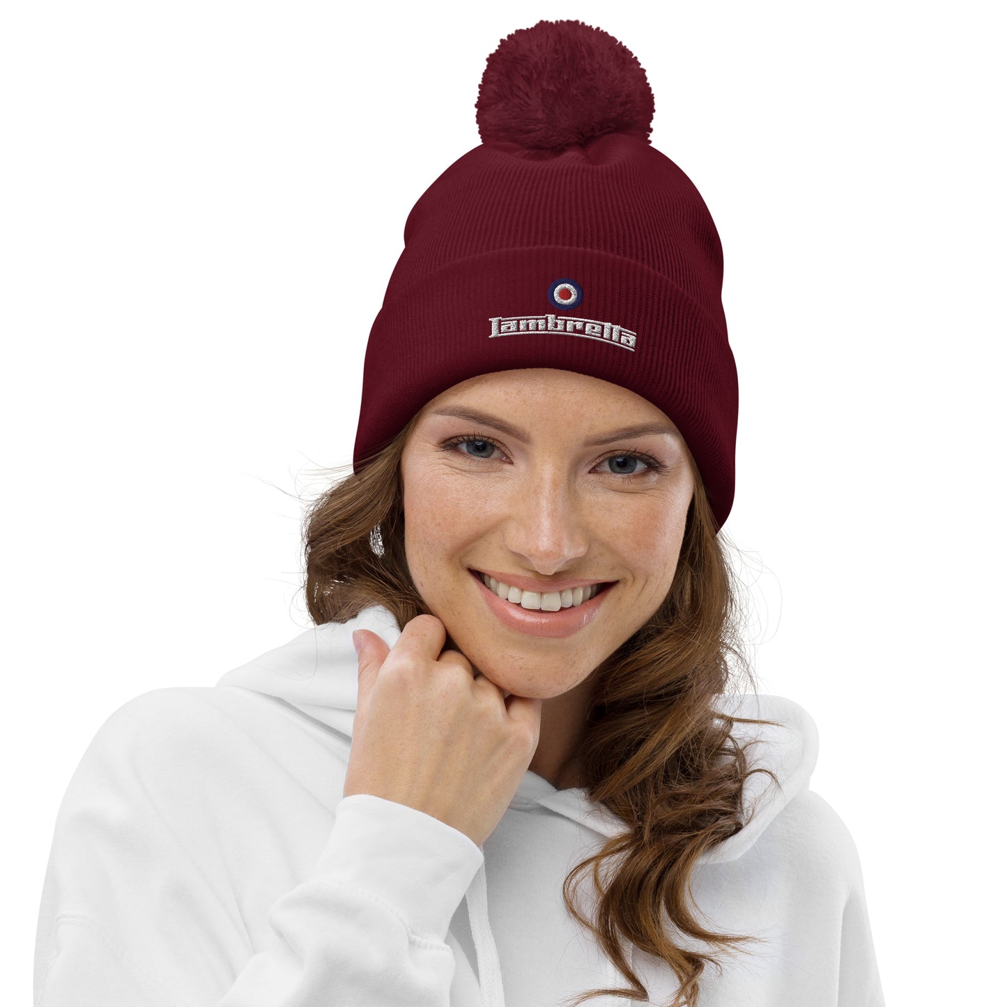 Lambretta mods Pom pom beanie