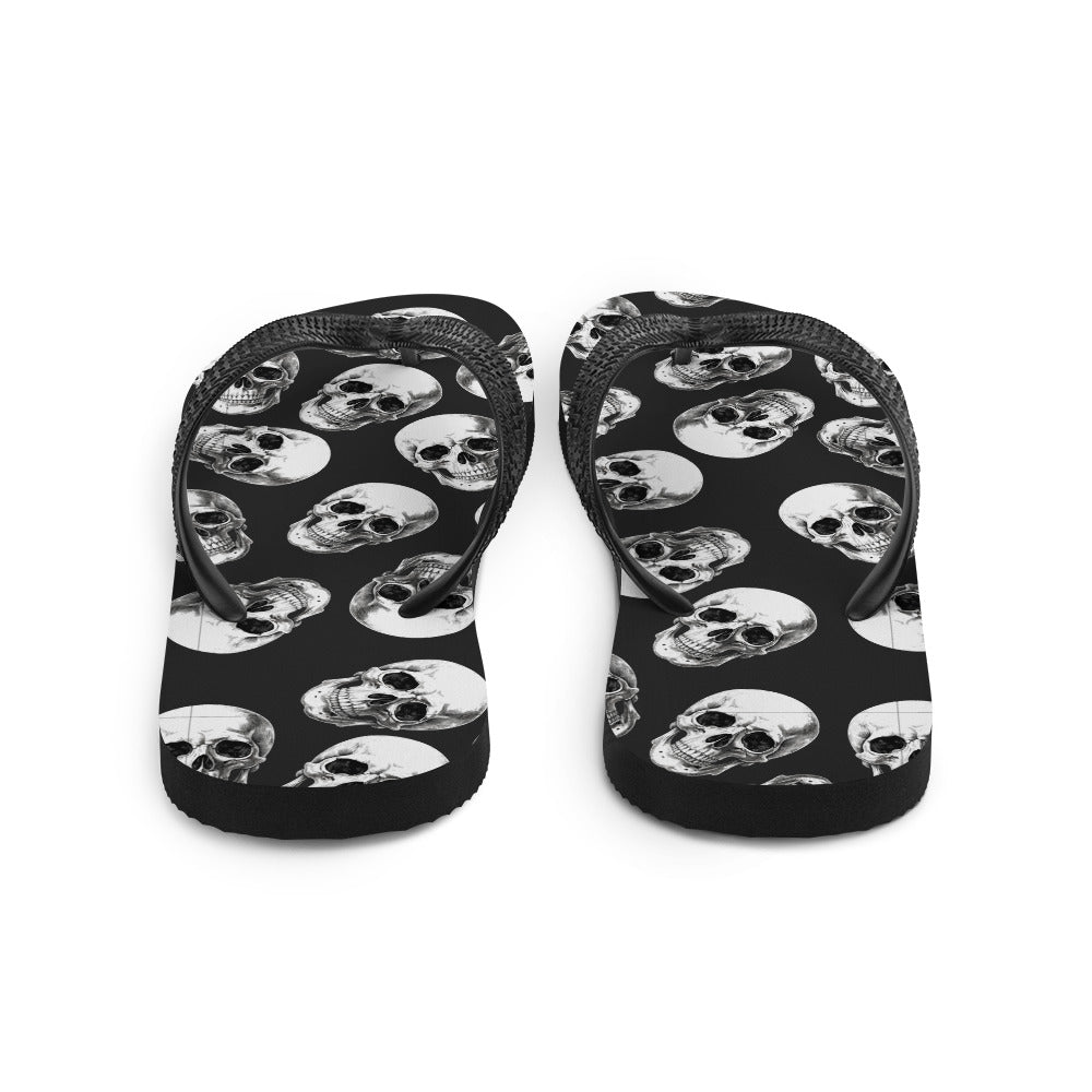 Rock skull Flip-Flops