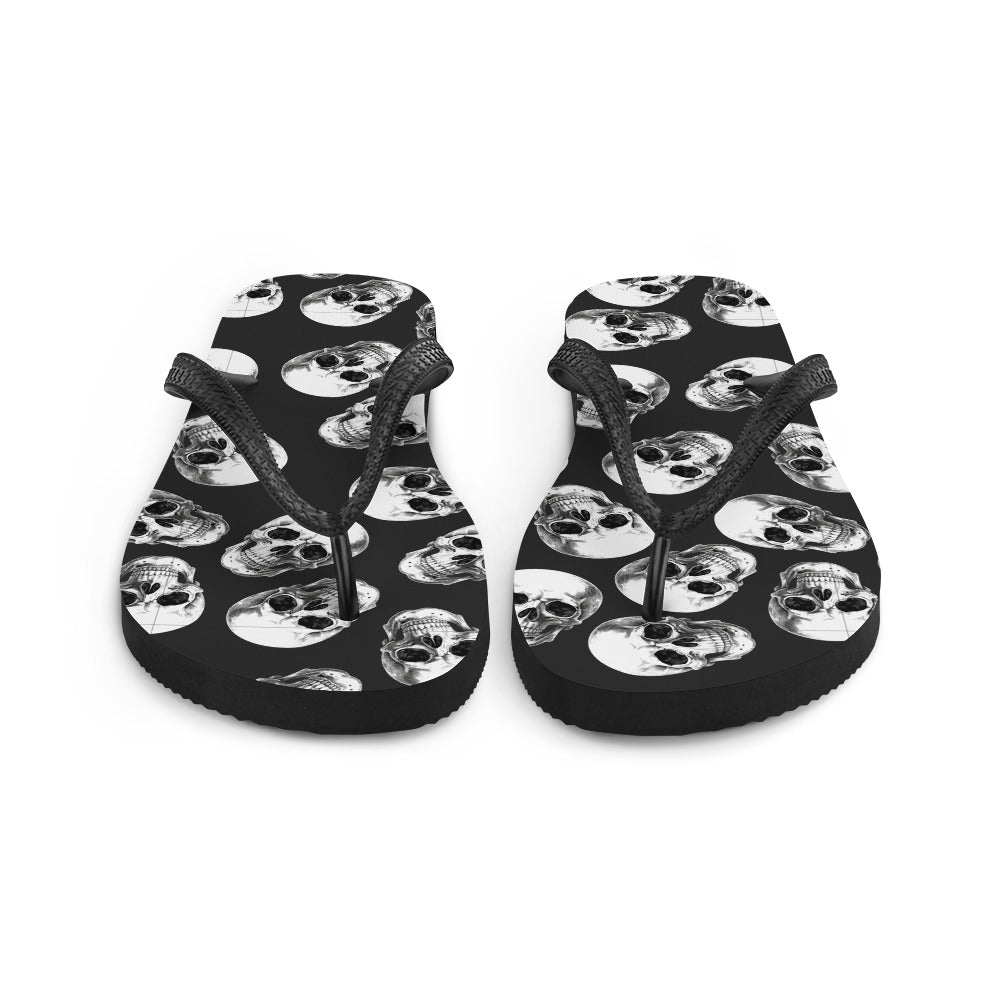 Rock skull Flip-Flops