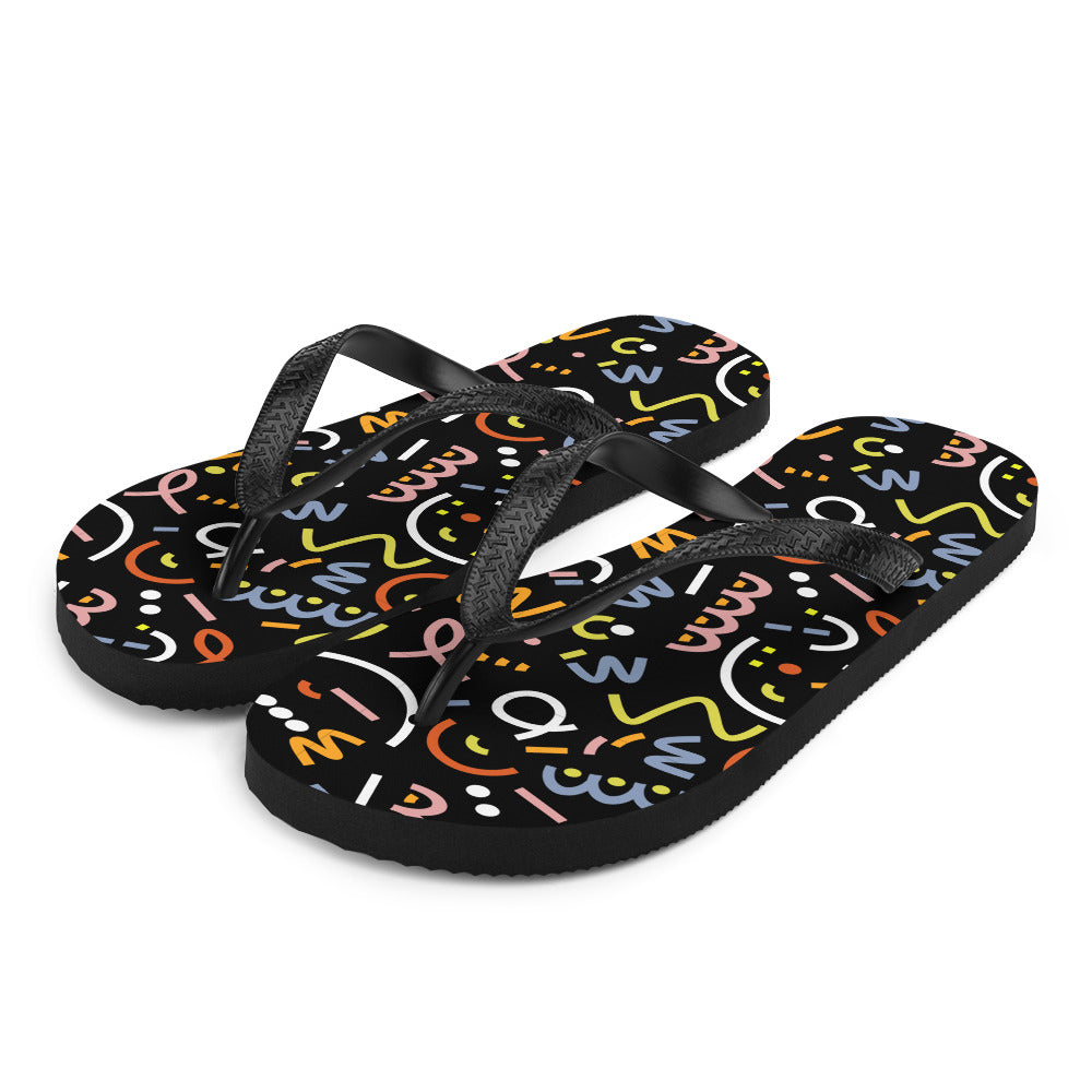 Balls and stripes Flip-Flops