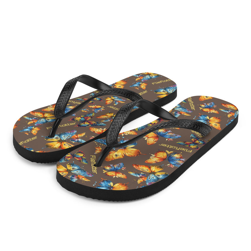 flieflotters butterfly Flip-Flops