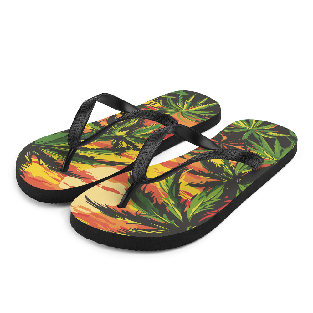 Jamaica summer nights Flip-Flops