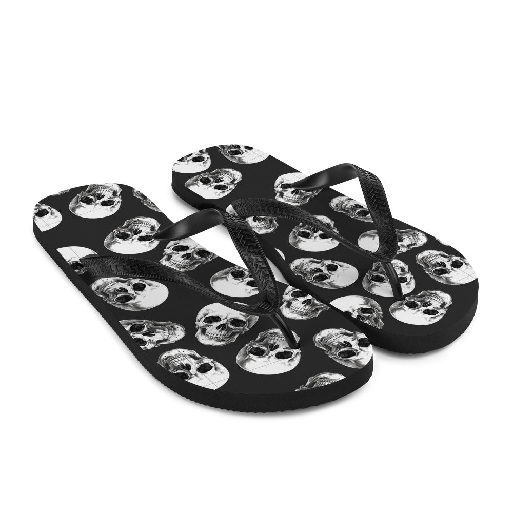 Rock skull Flip-Flops