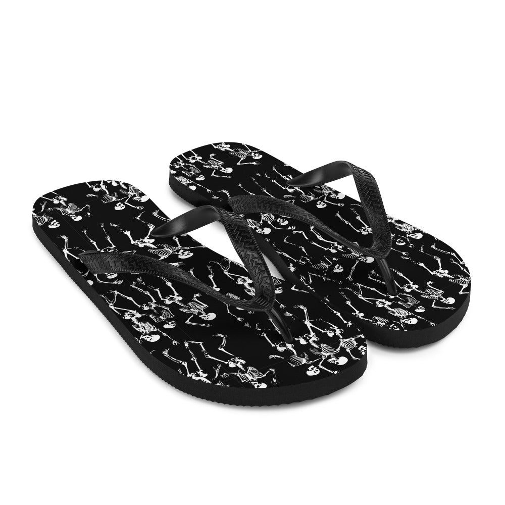 Skeleton Disco Flip-Flops