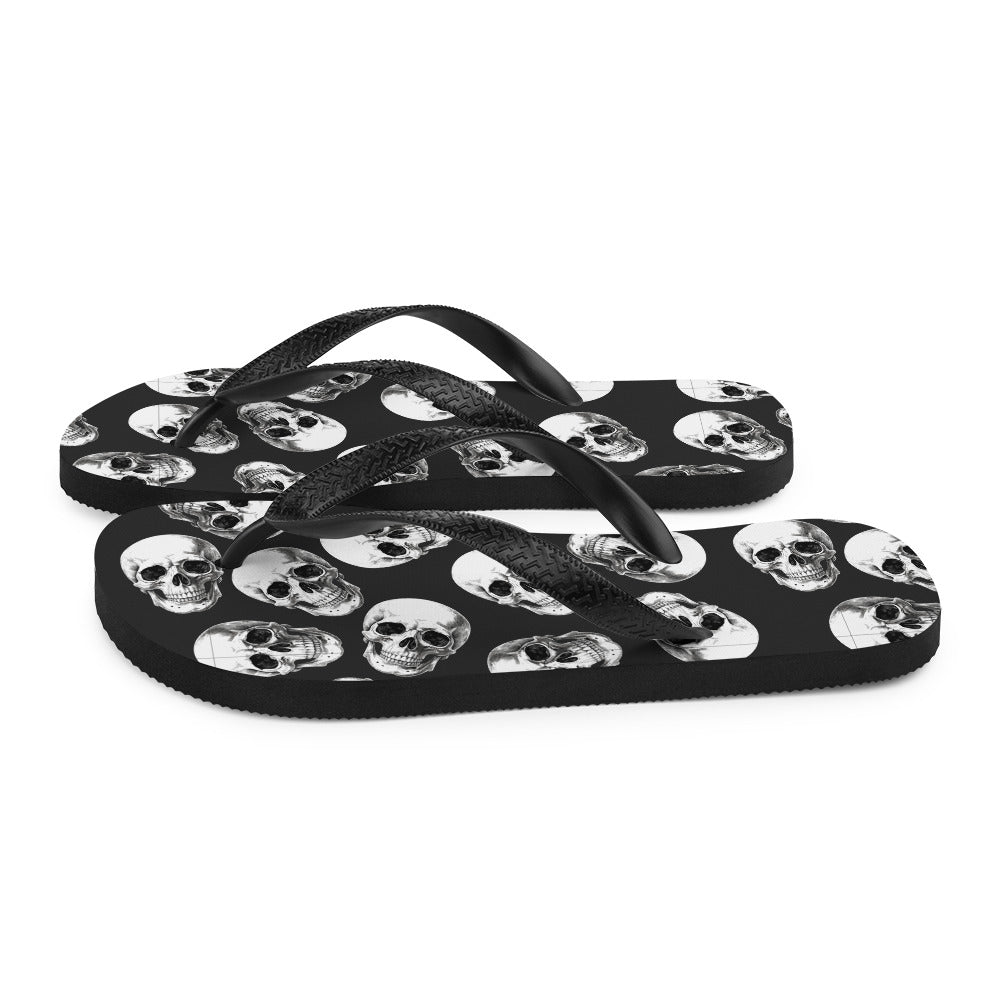 Rock skull Flip-Flops