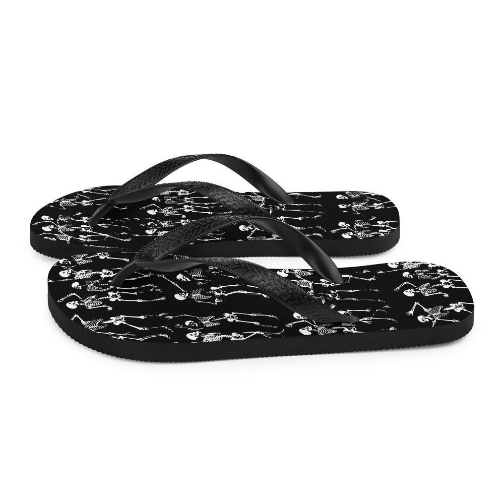 Skeleton Disco Flip-Flops