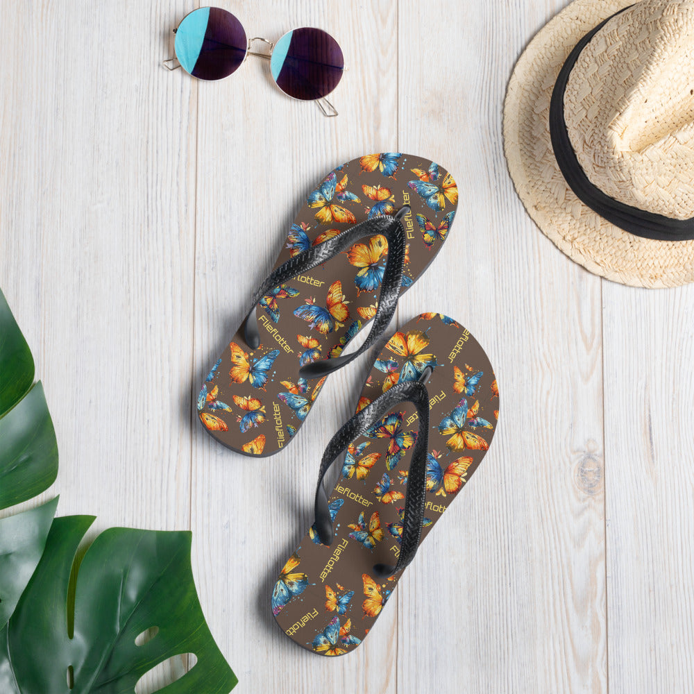 flieflotters butterfly Flip-Flops