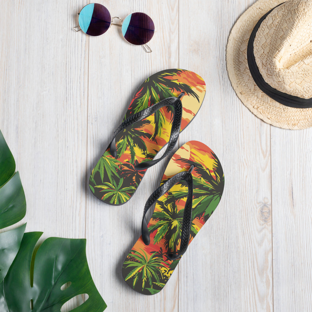 Jamaica summer nights Flip-Flops