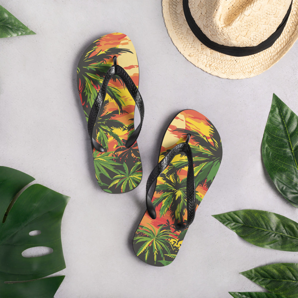 Jamaica summer nights Flip-Flops