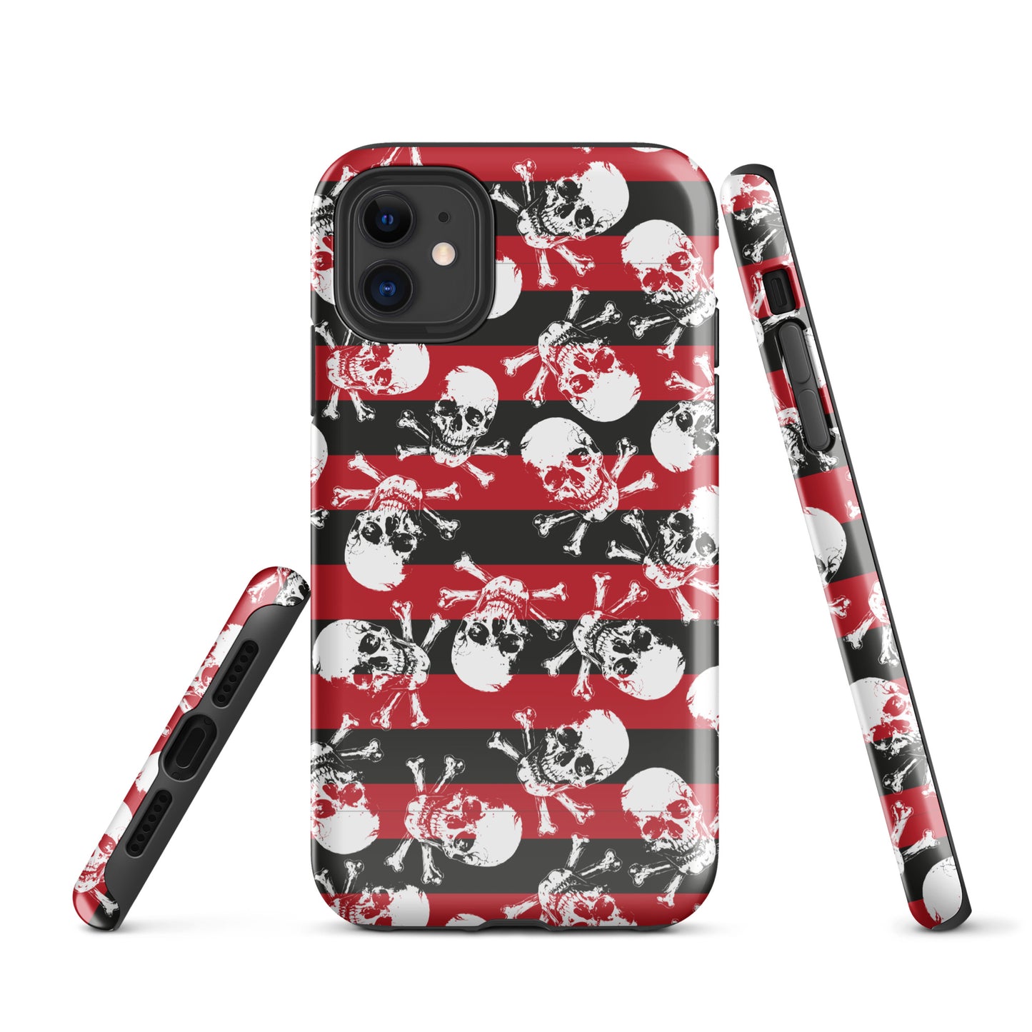 Stripes and skulls Tough Case for iPhone®