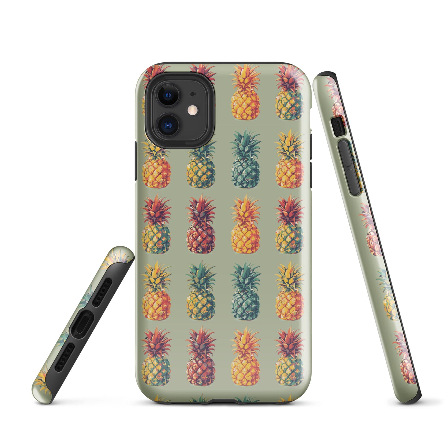 colored ananas Tough Case for iPhone®