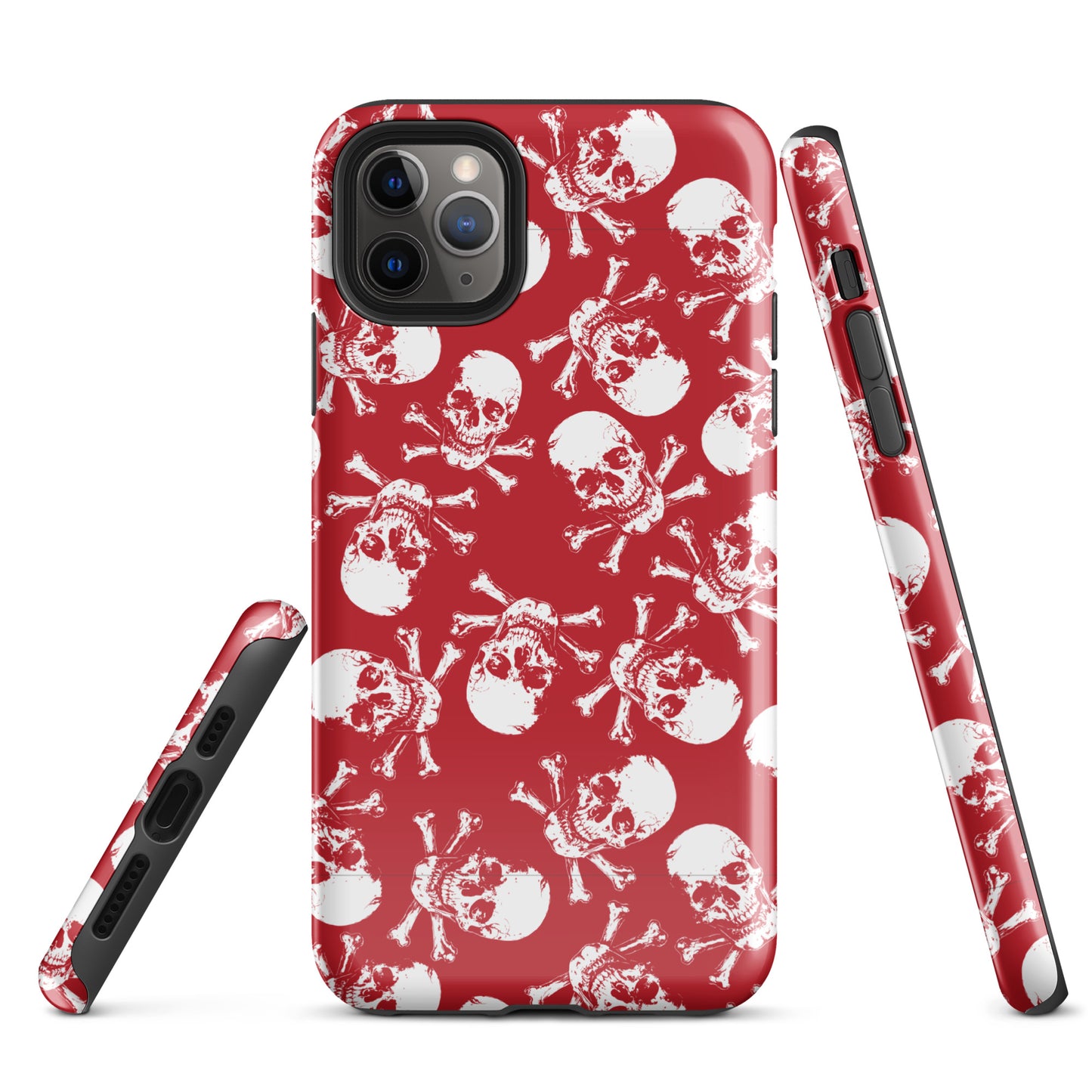 Skulls in red Tough Case for iPhone®