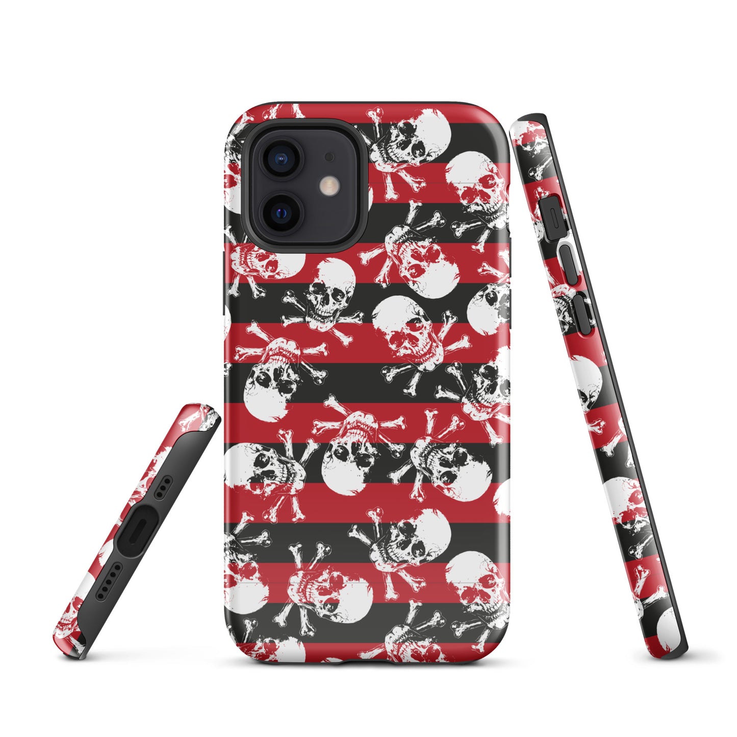 Stripes and skulls Tough Case for iPhone®