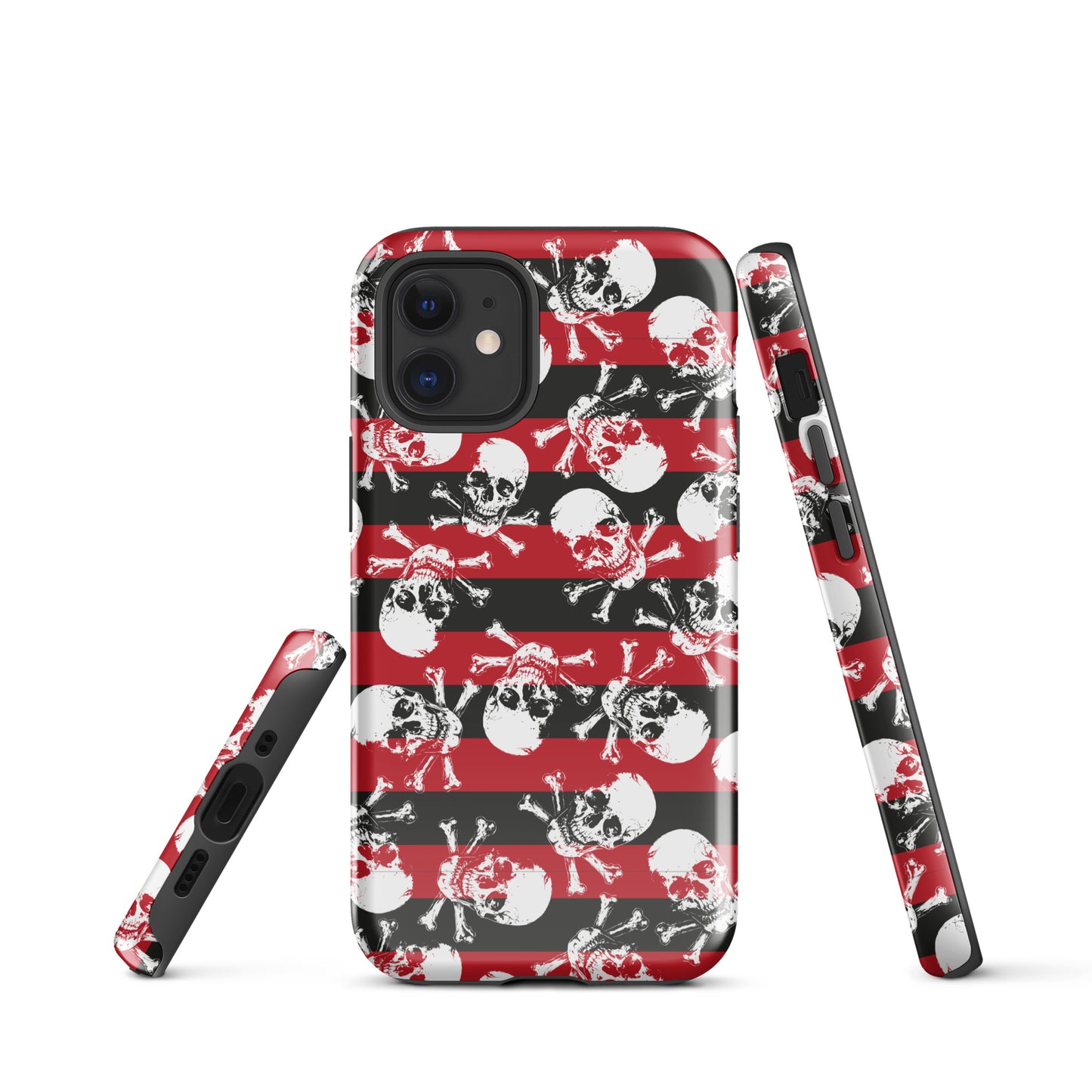 Stripes and skulls Tough Case for iPhone®