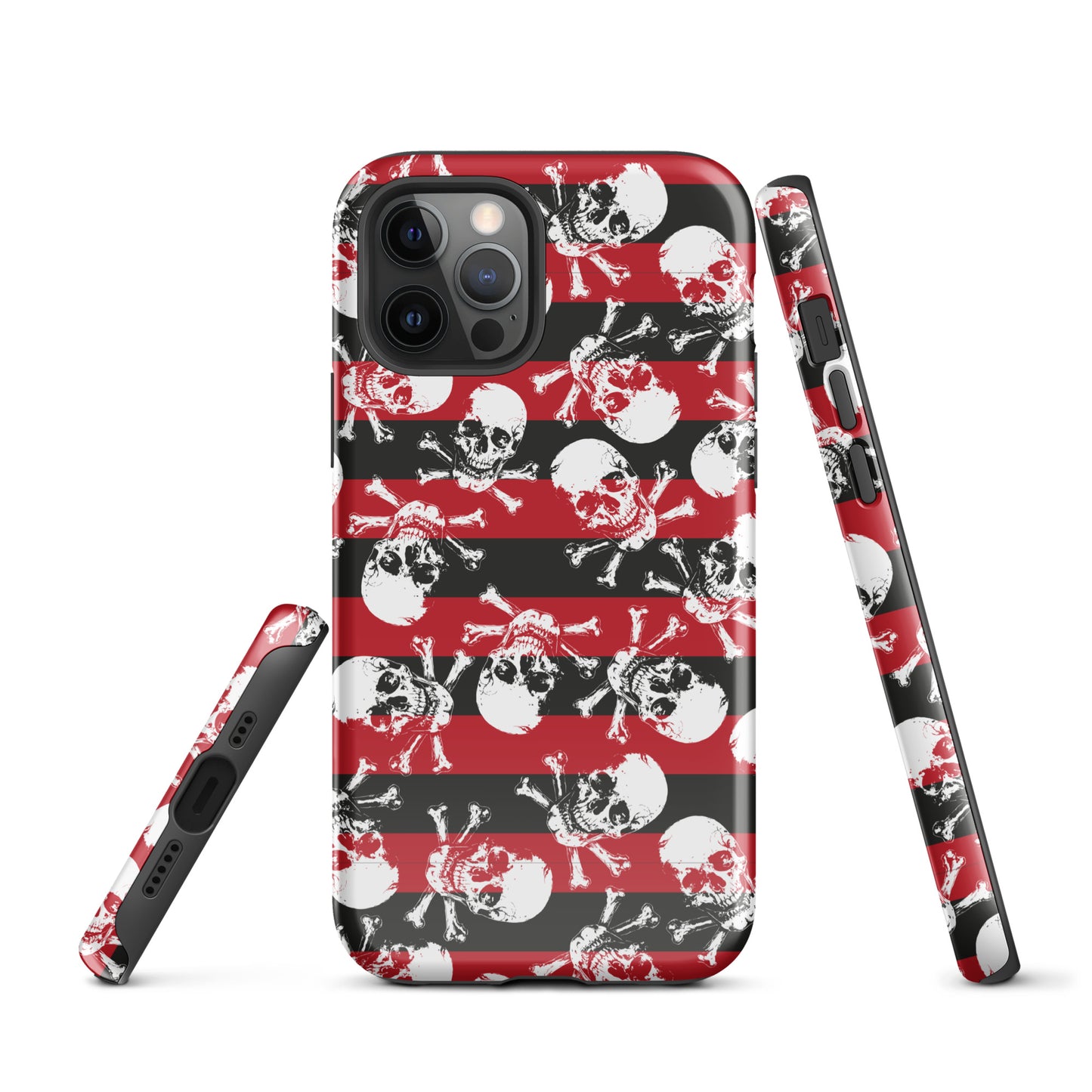 Stripes and skulls Tough Case for iPhone®