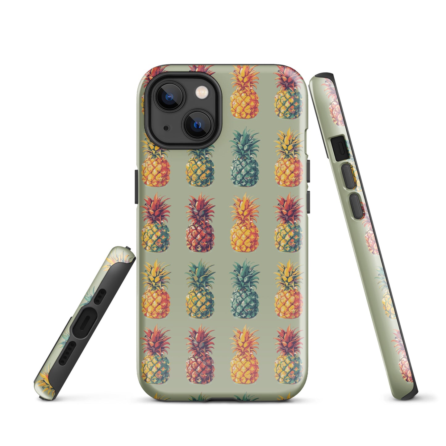 colored ananas Tough Case for iPhone®