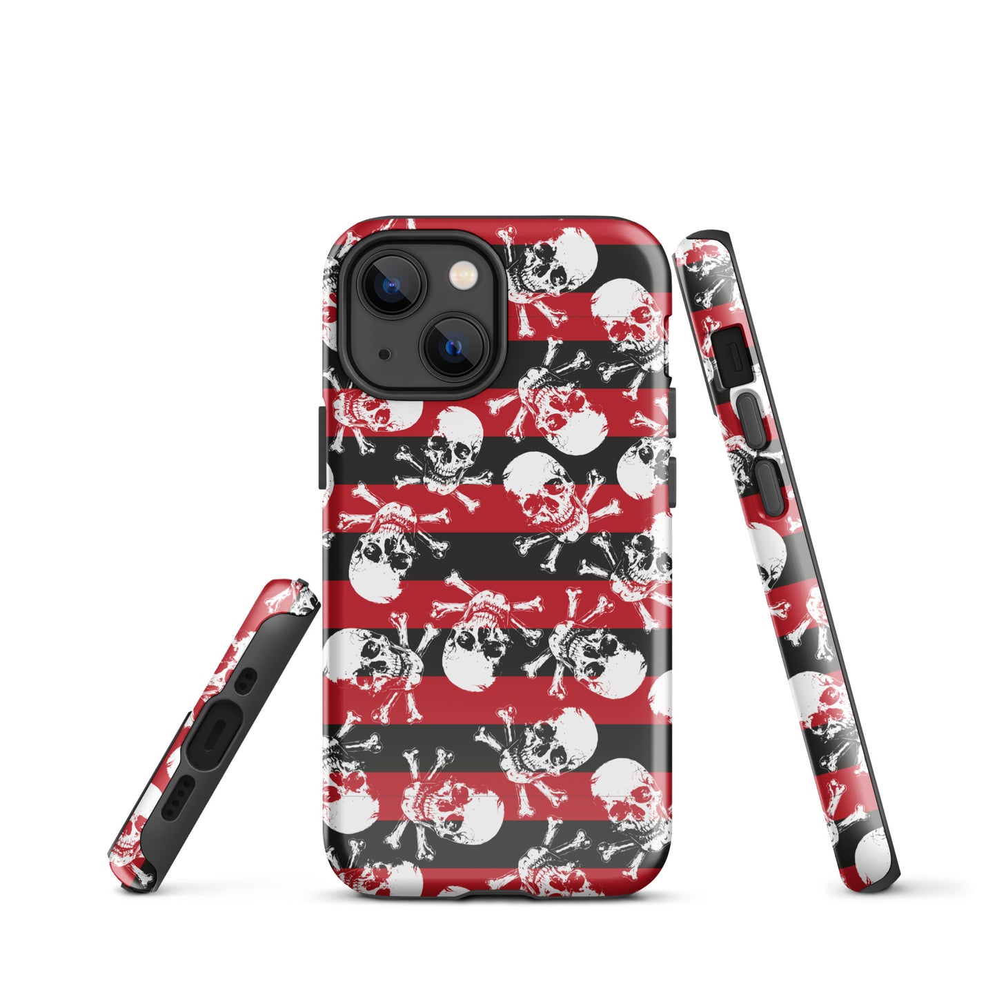 Stripes and skulls Tough Case for iPhone®