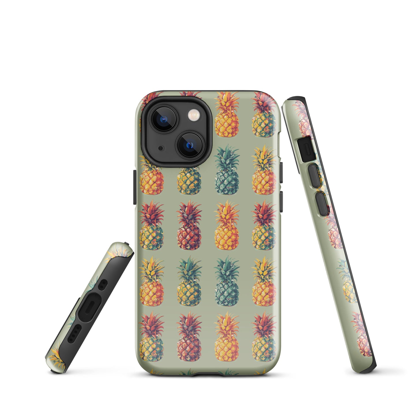 colored ananas Tough Case for iPhone®