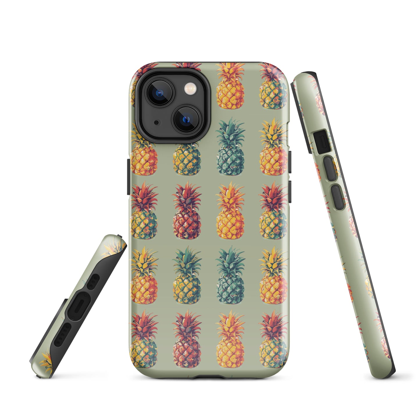 colored ananas Tough Case for iPhone®