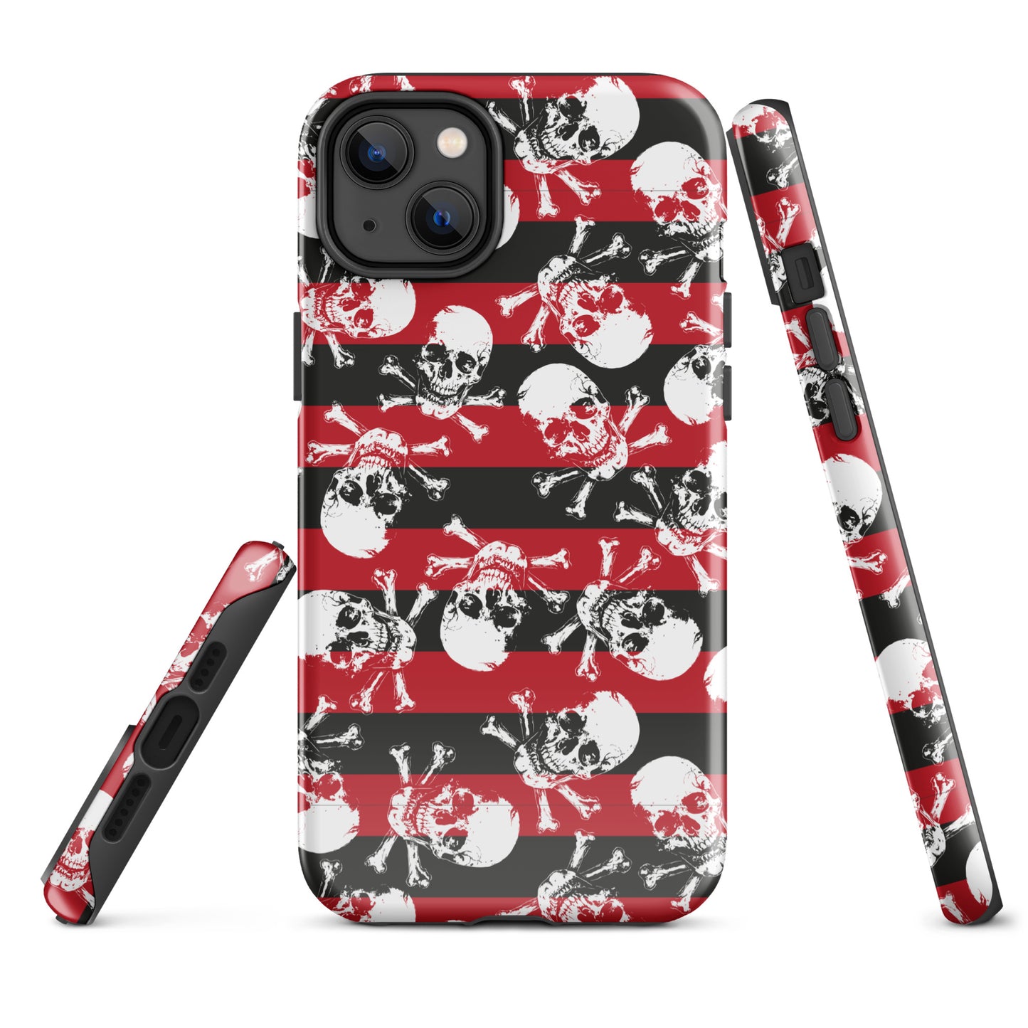 Stripes and skulls Tough Case for iPhone®