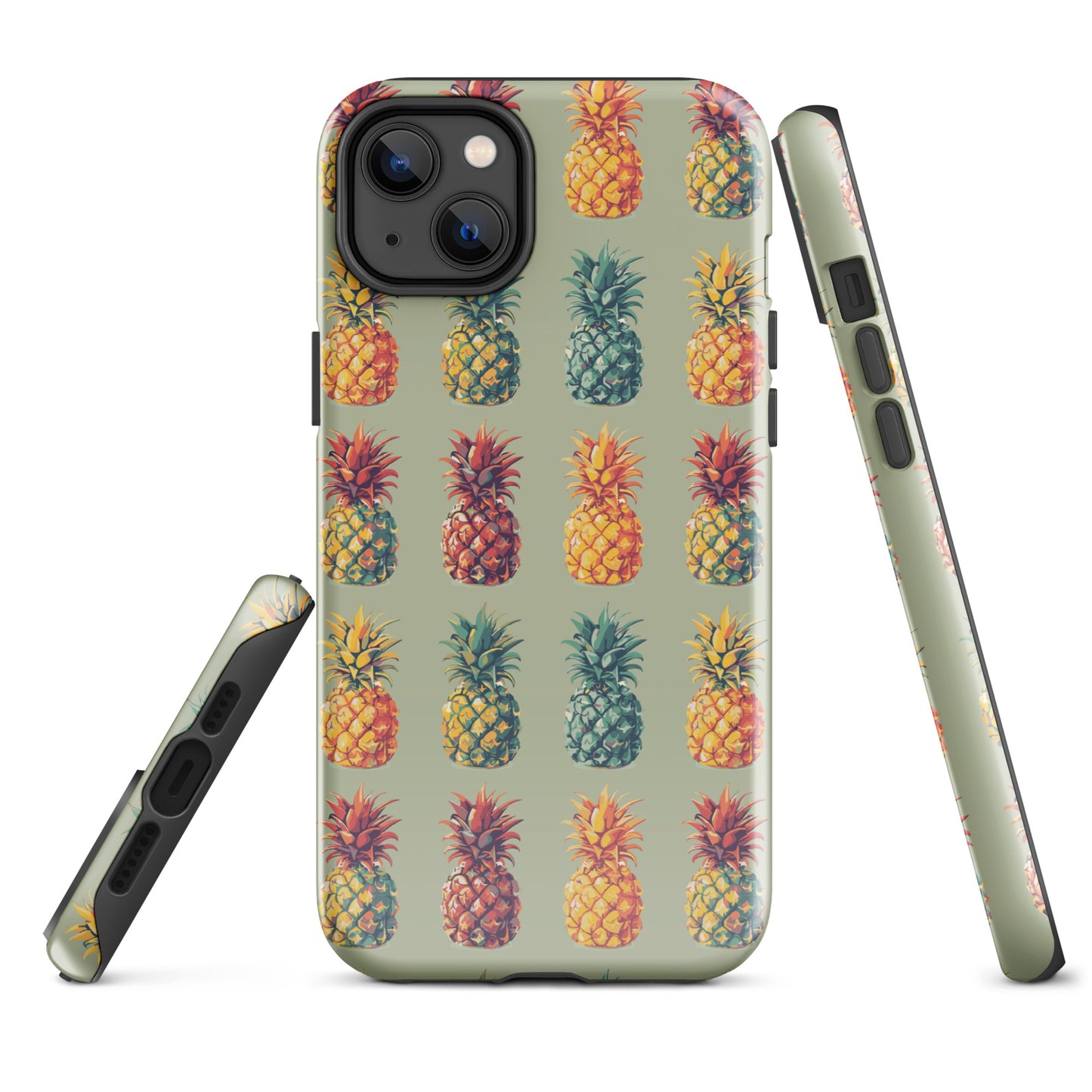 colored ananas Tough Case for iPhone®