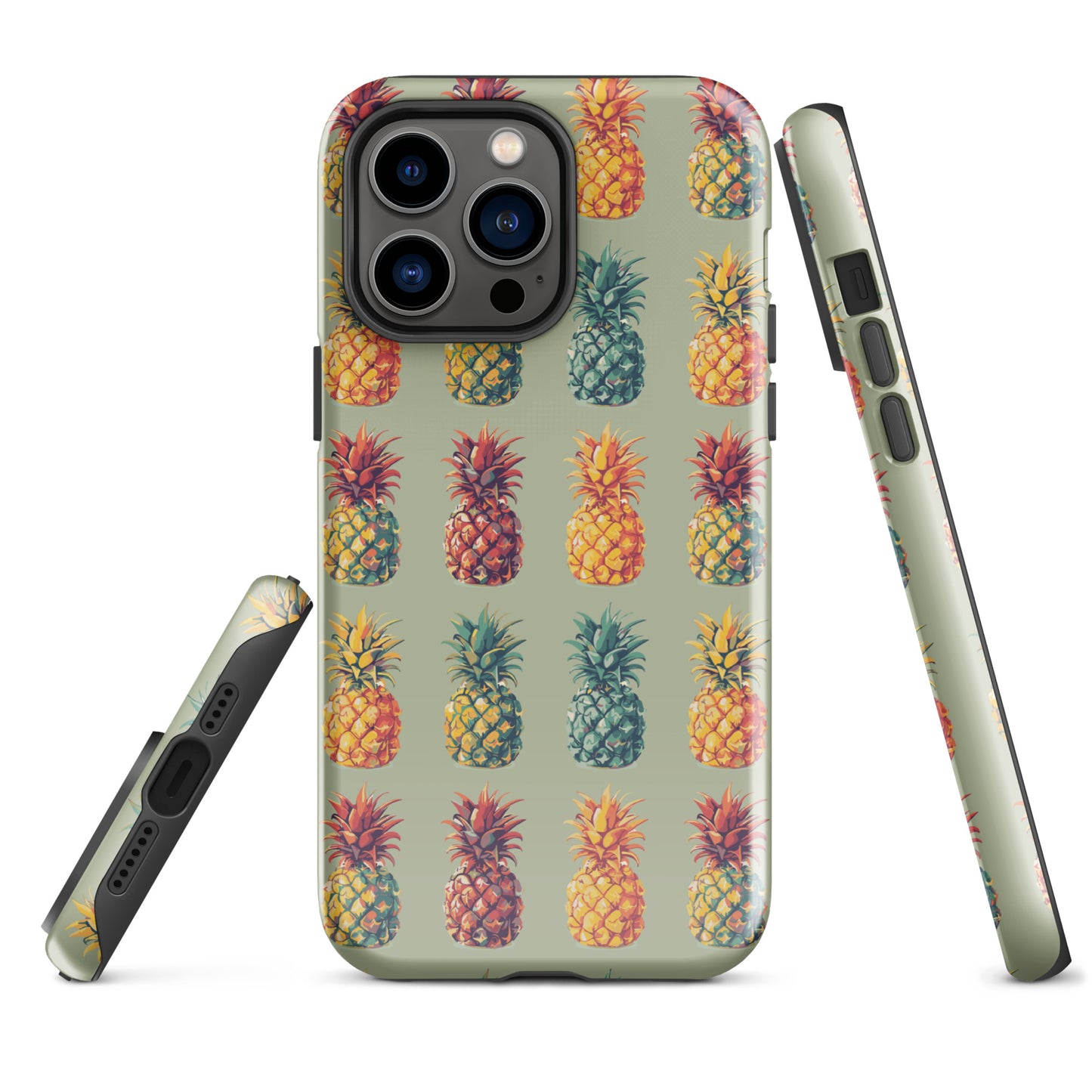 colored ananas Tough Case for iPhone®