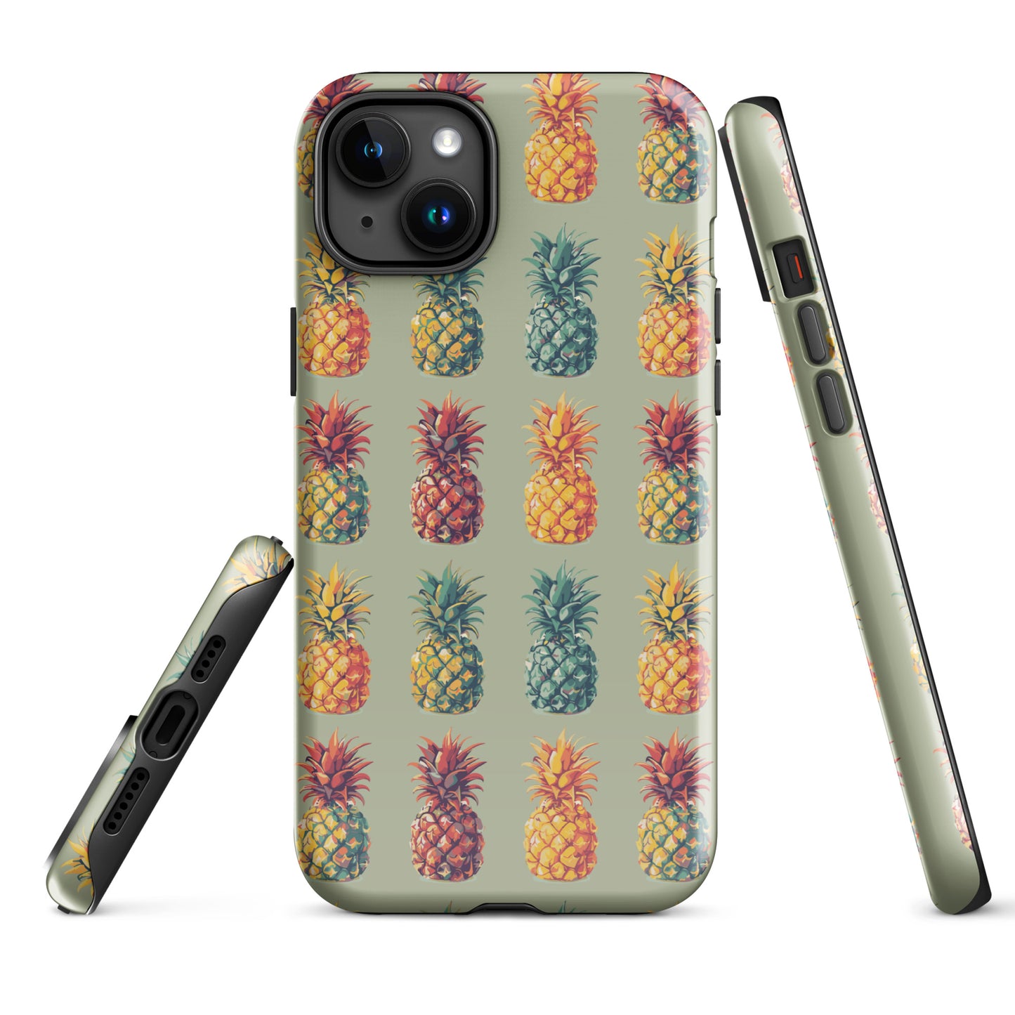 colored ananas Tough Case for iPhone®