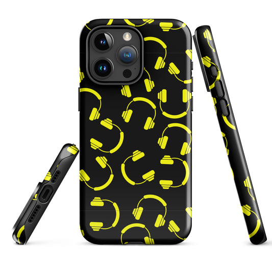 smiley dj headset Tough Case for iPhone®